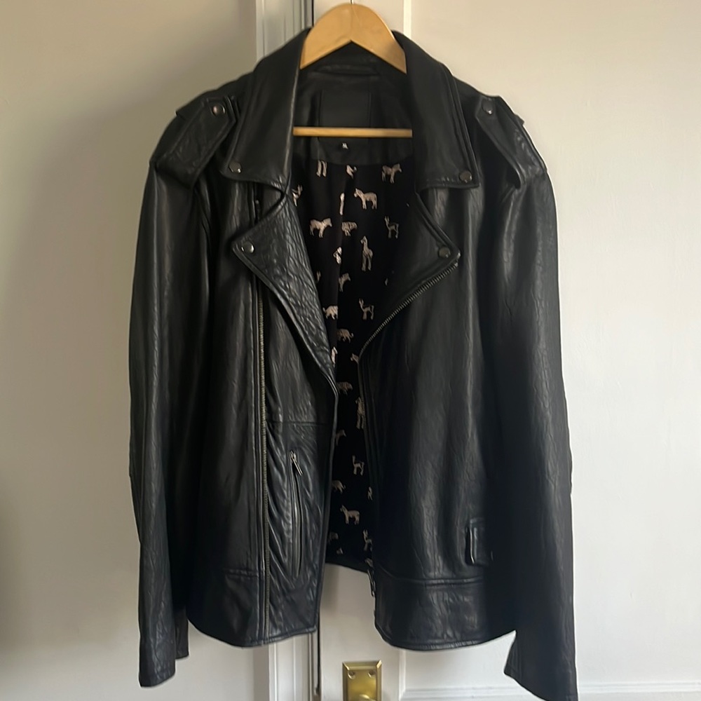 Blank NYC lamb skin leather jacket. Worn only a few times. Like new. NWOT. OBO.